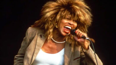 Tina Turner performing in 1987. Photograph: Sipa/Rex/Shutterstock