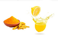 Turmeric and lemon juice face mask recipe for hyperpigmentation