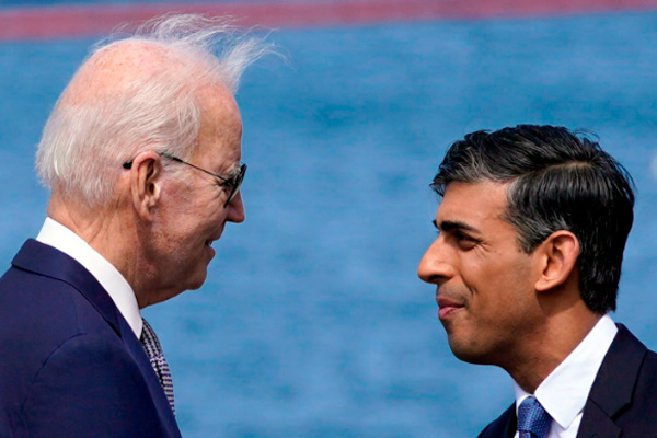 Sunak and Biden will meet in the UK amidst divisions over the US proposal to deploy cluster bombs to Ukraine.