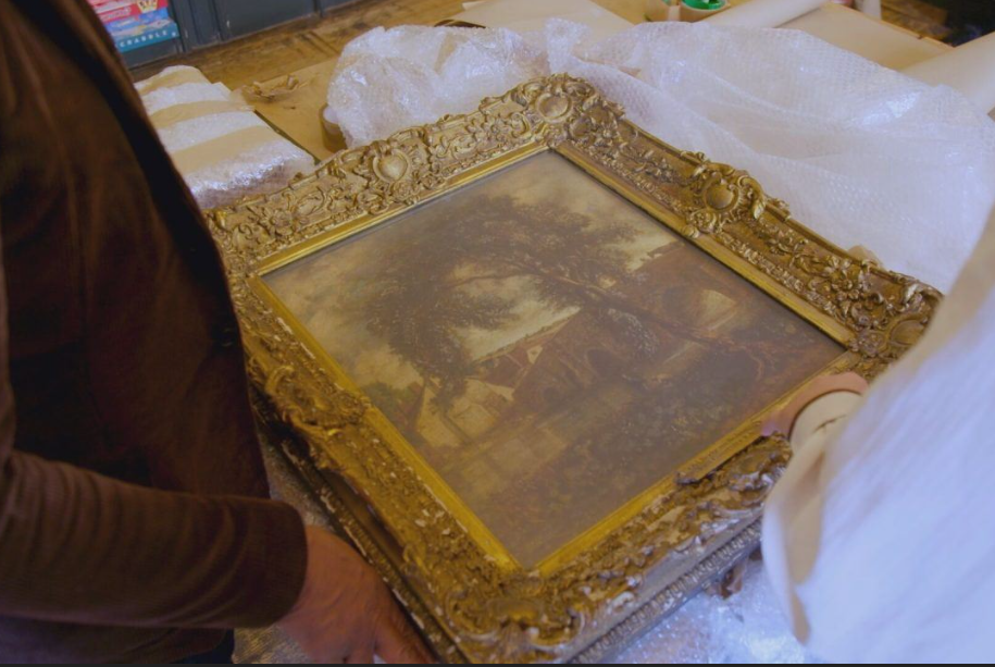 Constable painting uncovered in 800-year-old castle