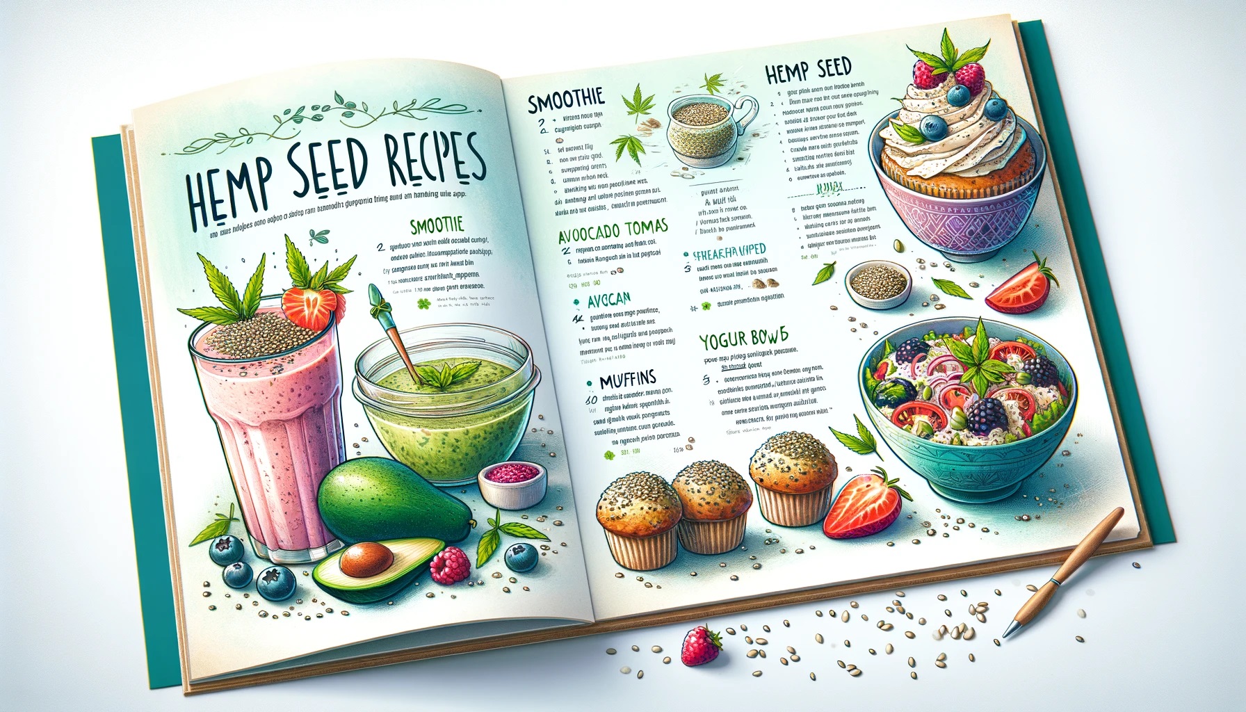 Hemp seeds recipes