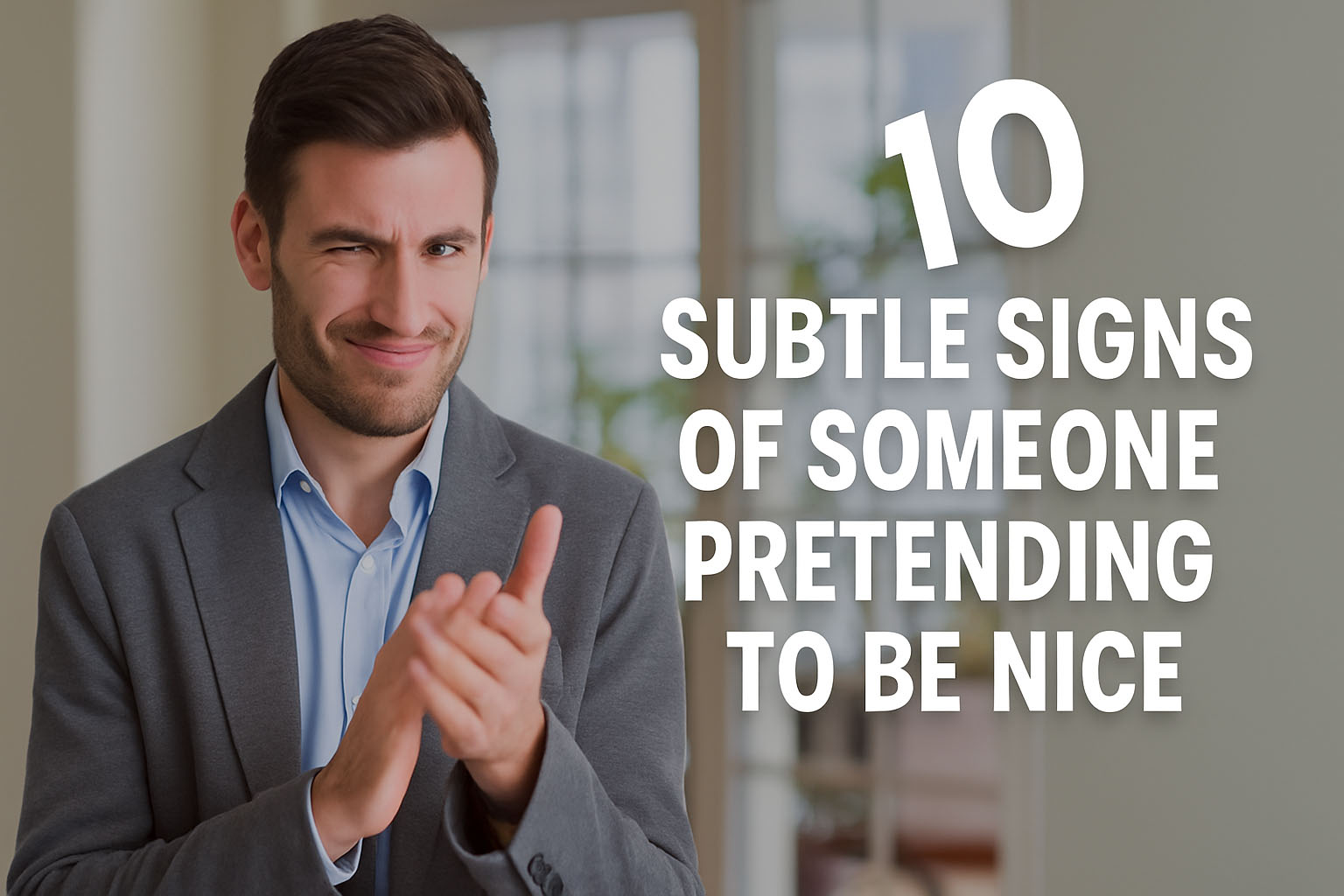 manipulative behavior signs
