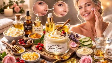 Homemade Glow Cream for 50+ Skin (Wrinkles, Brightness, Shine)