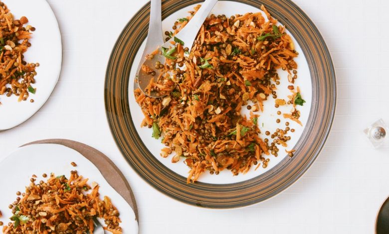 Spiced Lentil and Carrot Salad