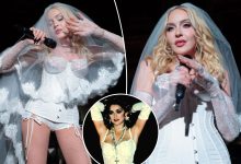 Madonna revisits her ‘Like a Virgin’ look four decades later in bridal lingerie