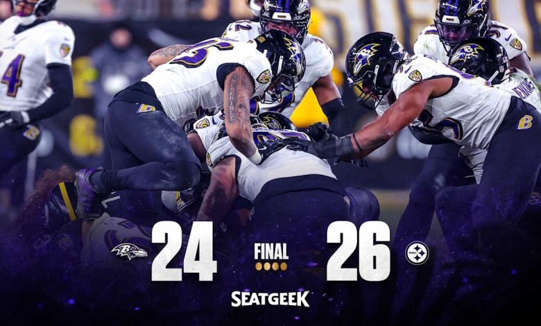 Game Recap: Ravens Finish Season With Gut-Wrenching Loss to Steelers