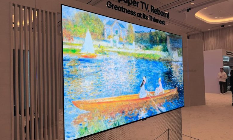 LG TVs at CES 2026: A stunning Wallpaper set, glorious Micro RGB colors and a better Gallery TV