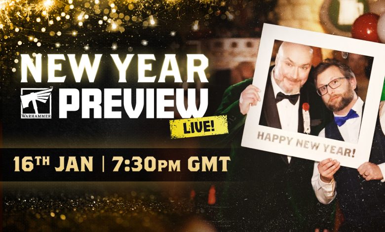 Announcing the New Year Warhammer Preview Live! 2026 – your first reveal show of the year