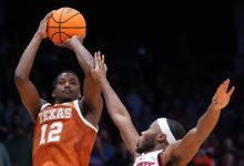 Tramon Mark’s jumper in final second sparks Texas’ First Four March Madness win over NC State