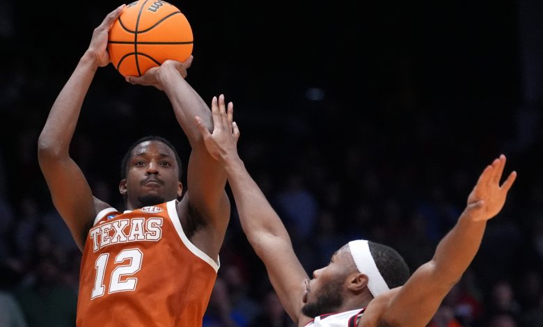 Tramon Mark’s jumper in final second sparks Texas’ First Four March Madness win over NC State
