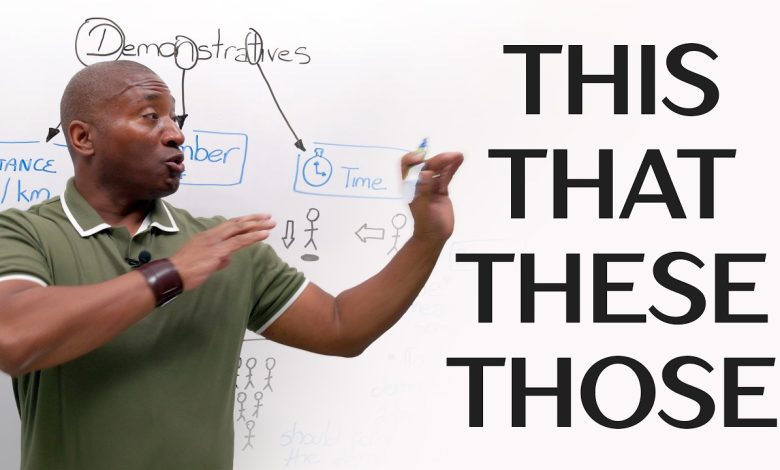 English for Beginners: THIS, THAT, THESE, THOSE