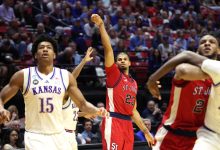 Bryce Hopkins makes St. John’s March Madness history as shooting tear continues