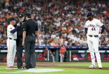 Houston roof takes away likely Yordan Alvarez home run in bizarre scene