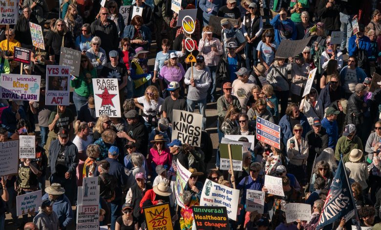 ‘No Kings’ Protests Decry Trump and His Agenda