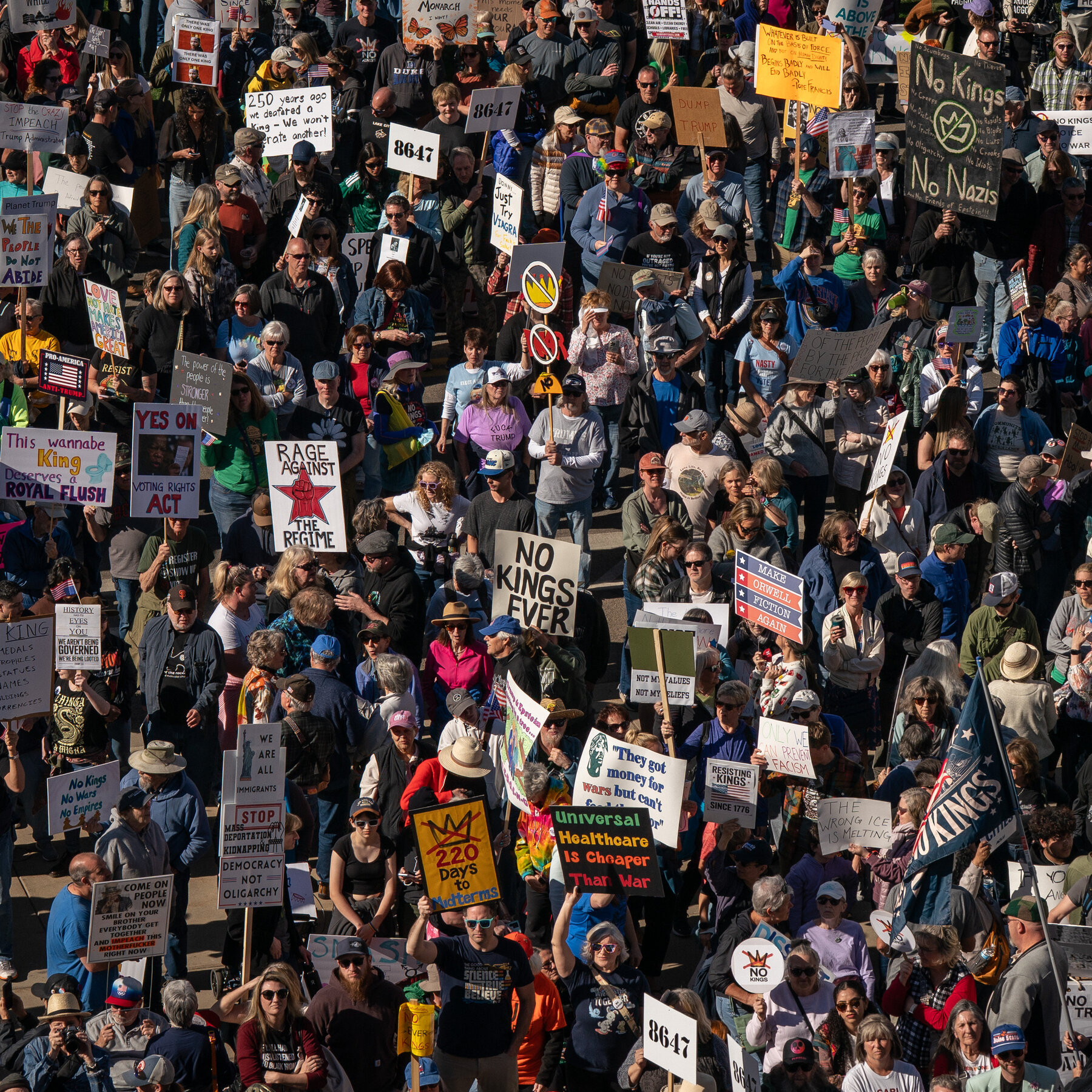‘No Kings’ Protests Decry Trump and His Agenda