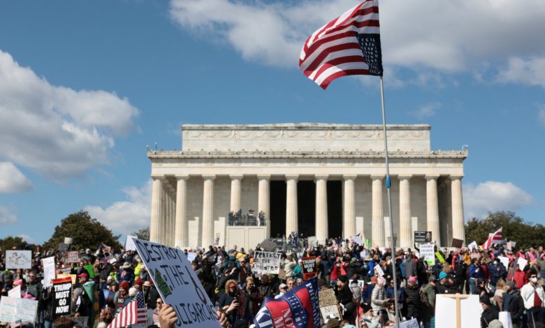Photos: ‘No Kings’ protests erupt across the US, with a Minnesota focus