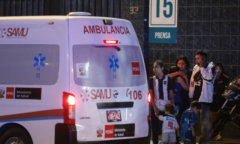 One killed, dozens hurt as Peru stadium event goes awry
