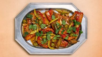 Green Chile Puttanesca Pork Chops