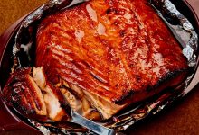 Hot Honey–Glazed Salmon