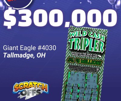 Ohio man wins the lottery twice in one day for a total $300,250