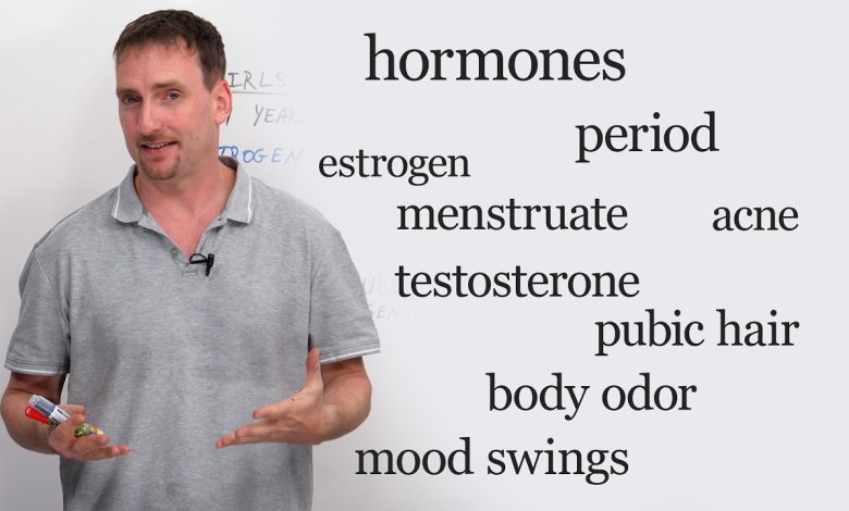 English Vocabulary for Puberty & Body Changes