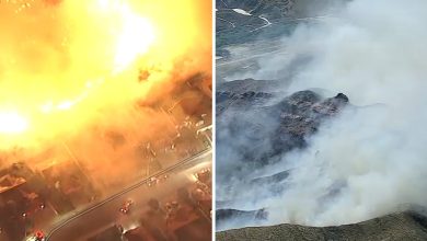 Brush fires burning in Moreno Valley and Acton area