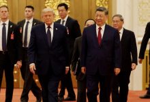 Trump insists U.S.-China relations are in a good place as he wraps up Beijing trip