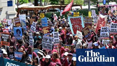 Thousands in US to join ‘no school, no work, no shopping’ May Day protest in economic blackout