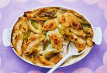 Baked Cheddar and Leek Pasta