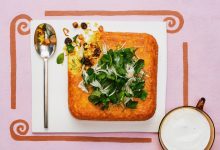 Chickpea Tachin With Herb Salad