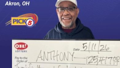 Ohio man’s birthday numbers deliver $25,417 lottery prize