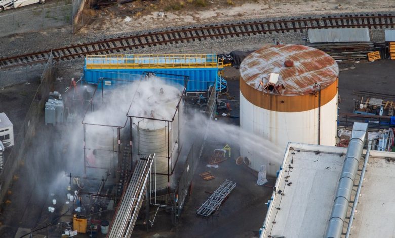 Efforts to stop California chemical leak in Orange County on new trajectory, officials say