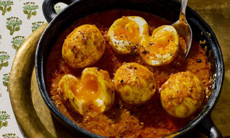 Jammy Egg Curry