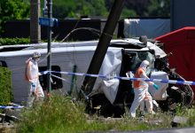 Four people killed after minibus collides with train in Belgium