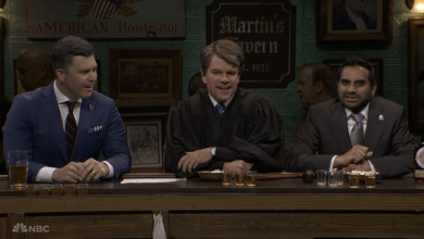 Aziz Ansari Hits the ‘SNL’ Bar With Matt Damon, Colin Jost to Battle the “War Against Male Loneliness”