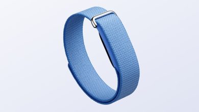 Fitbit Air has status light & double-tap gesture, gets Whoop size comparison