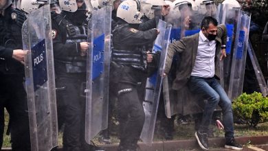 Turkish police storm offices of main opposition CHP party, firing tear gas and rubber bullets