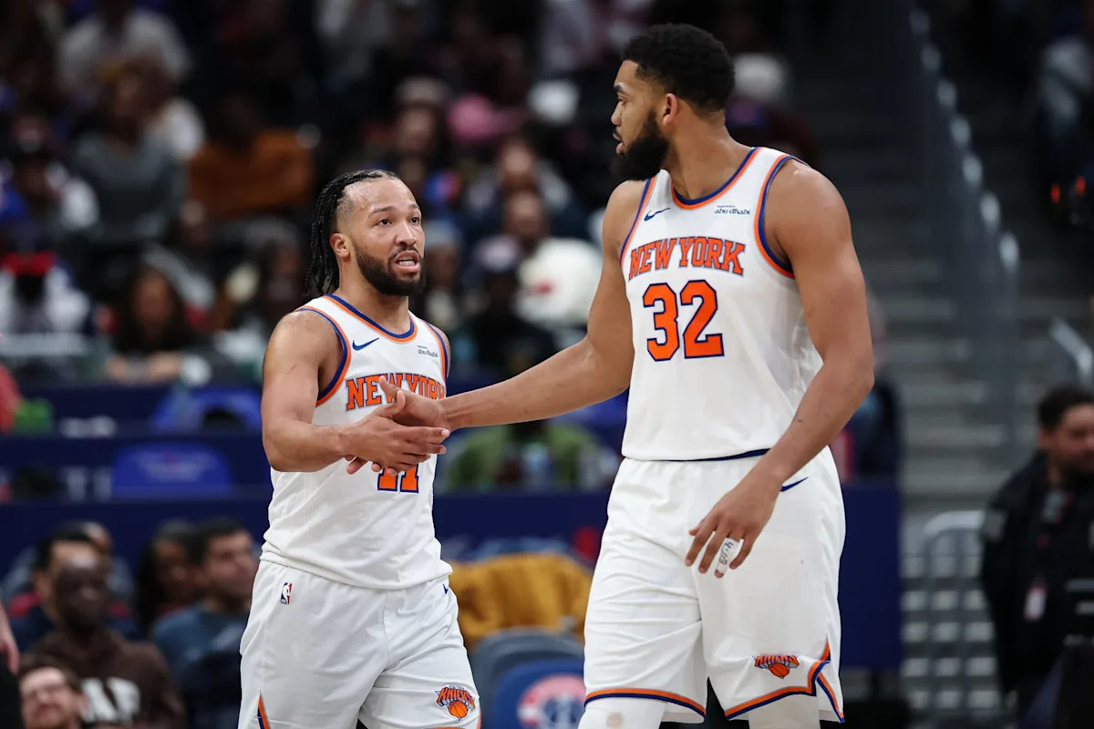 Knicks’ Karl-Anthony Towns’ Honest Reaction to Jalen Brunson’s Injury Scare