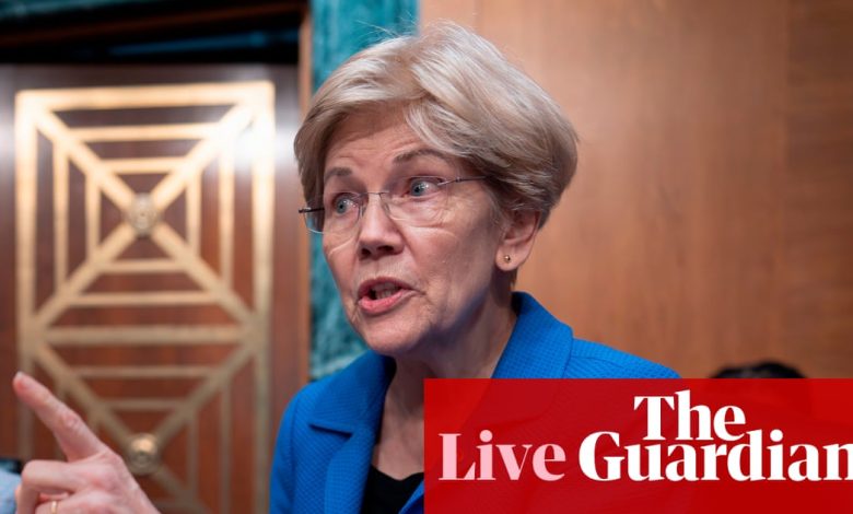 Top Democrat calls newly confirmed Fed chair Kevin Warsh a ‘sock puppet’ for Trump – as it happened
