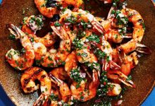 Easy Grilled Shrimp With Chimichurri