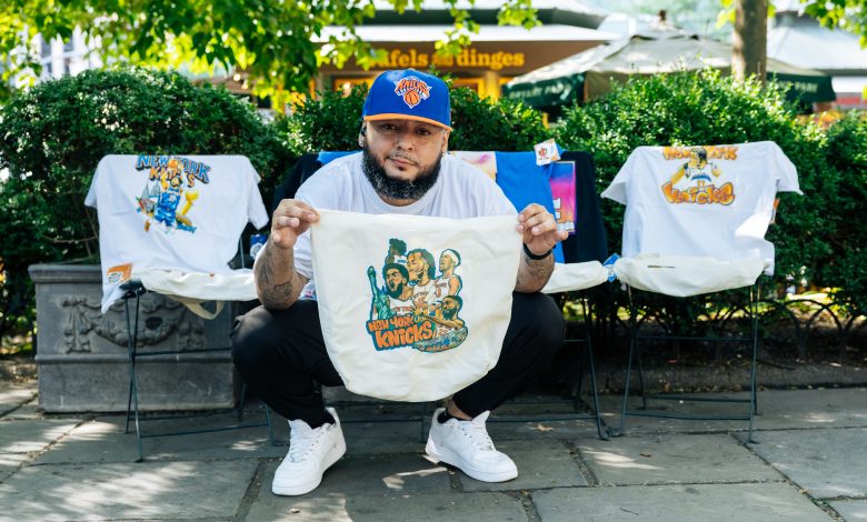 Meet the talented artists creating jaw-dropping Knicks merch and artwork in celebration of the team’s historic win: ‘Not like any other merch out there’
