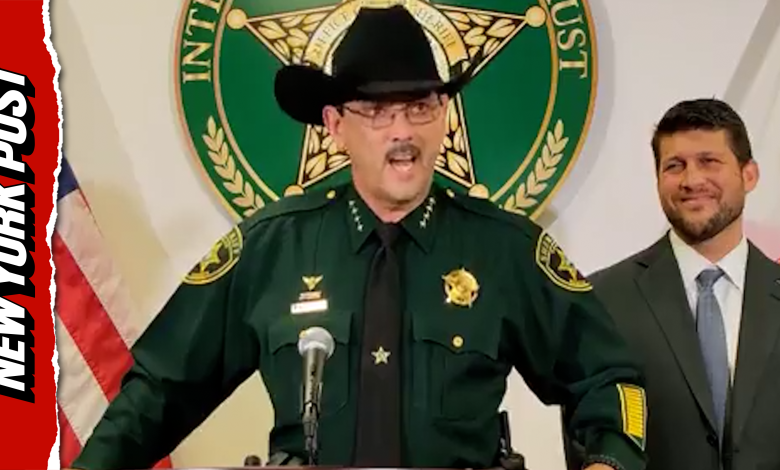 Florida Sheriff slams reporter for asking off-topic question during press conference
