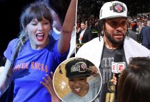 Jalen Brunson defends Knicks analyst after she slammed Taylor Swift in hot mic moment
