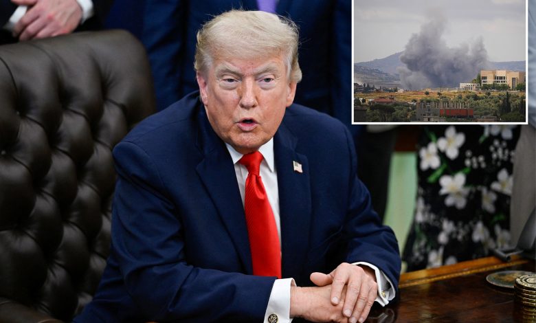 Trump criticizes Israel for striking Lebanon, says attack could delay imminent Iran peace deal: ‘Let’s not blow it!’