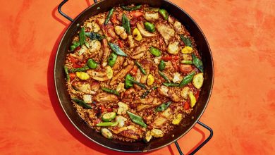 Paella de Pollo con Verduras