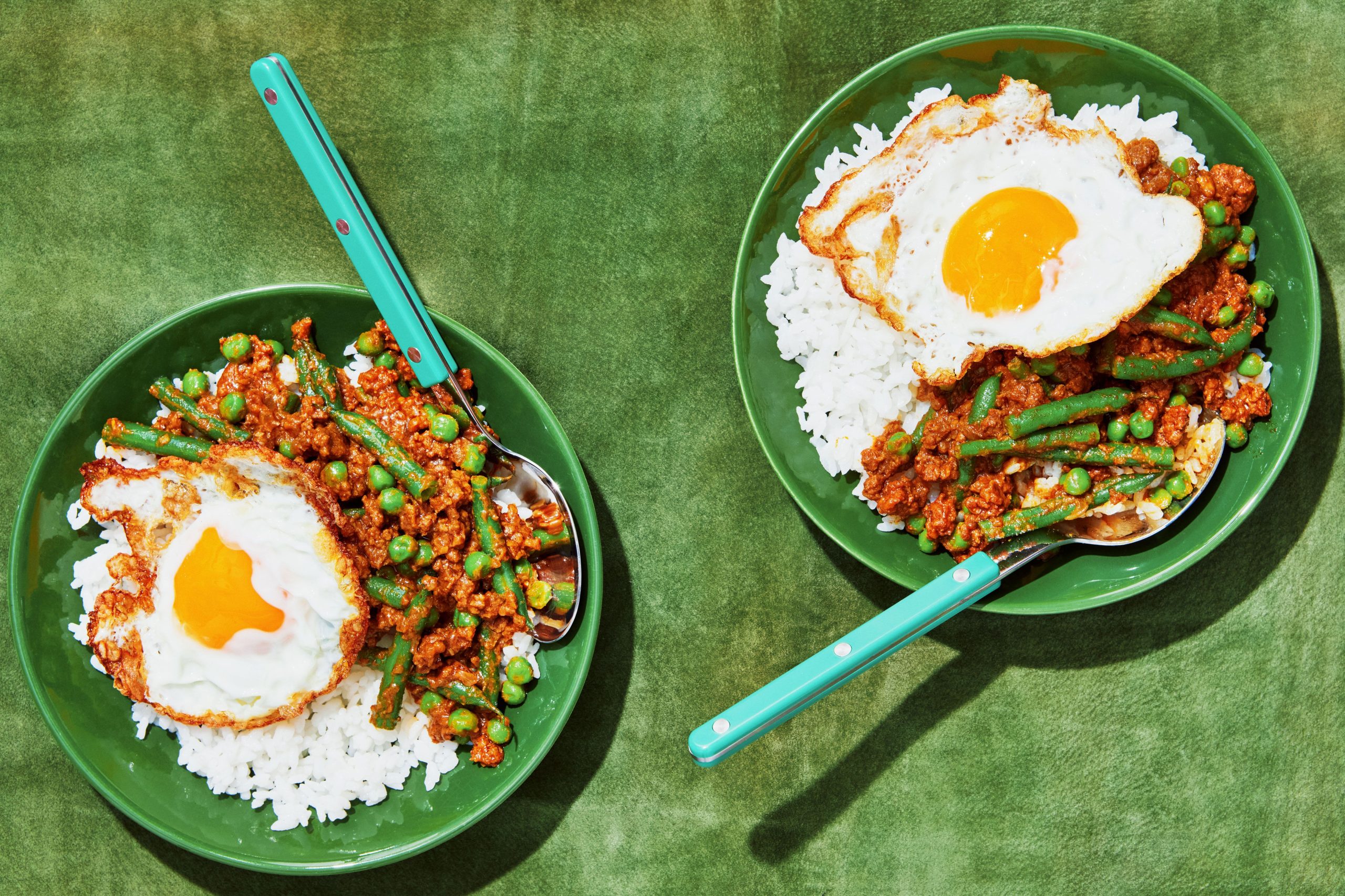 Miso Curry Beef and Green Beans