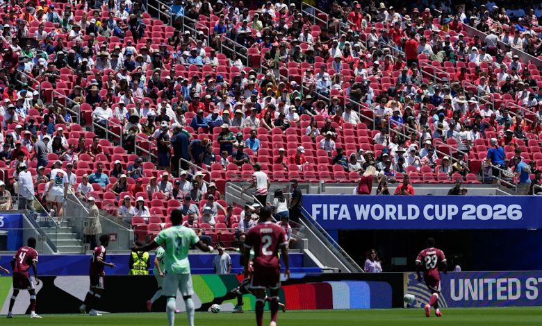 FIFA says World Cup games almost at full capacity, empty seats cast doubt