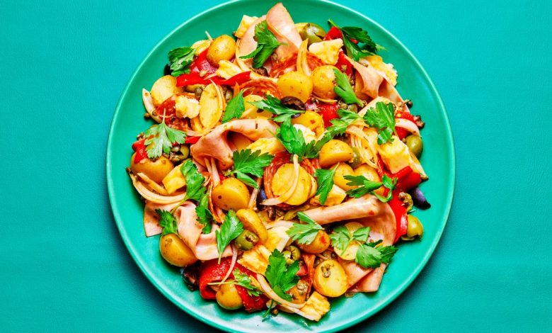 Muffuletta Potato Salad