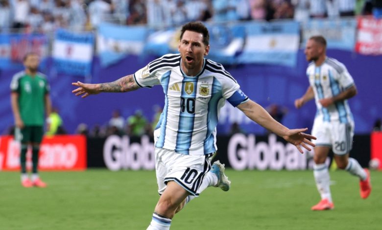 Messi hat-trick fires holders Argentina to win over Algeria at World Cup
