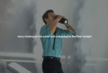 Harry Styles chokes on water, collapses on stage while performing during heatwave